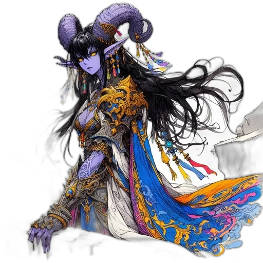 dragon, fantasy art, concept art, pixel art, comic book art, dark, elven, figure transparent PNG cut-out