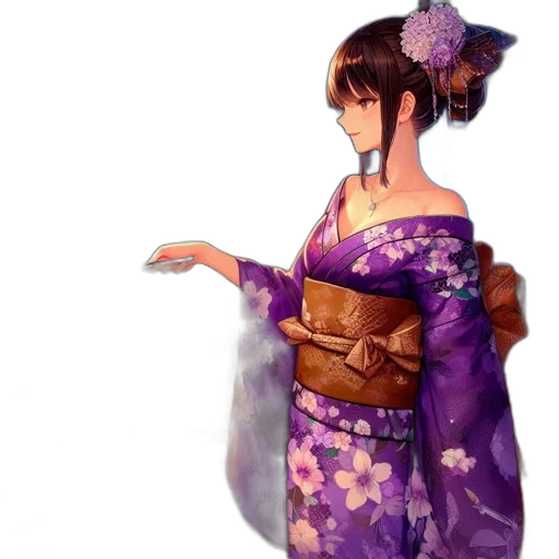 dress, staff, jewelry, umbrella, fantasy art, concept art, pixel art, anime transparent PNG cut-out