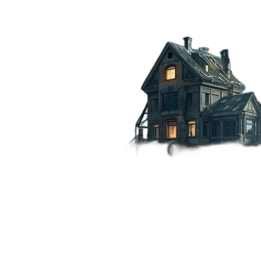 building, furniture, concept art, 3d render, pixel art, watercolor, snow, fog transparent PNG cut-out