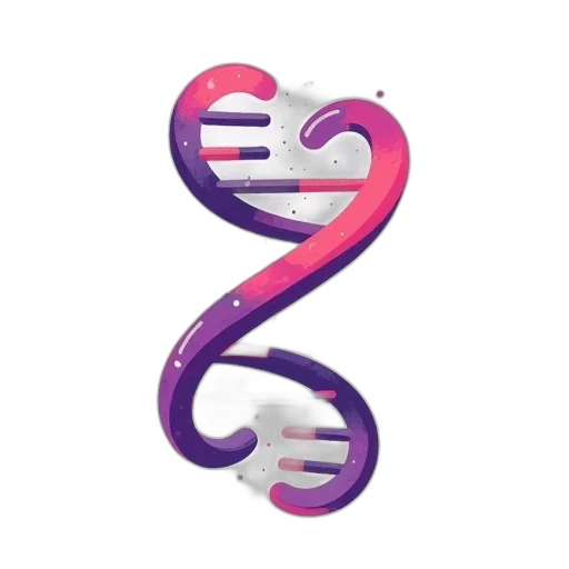 jewelry, 3d render, vaporwave, stylized, colorful, illustration, protein, molecule transparent PNG cut-out