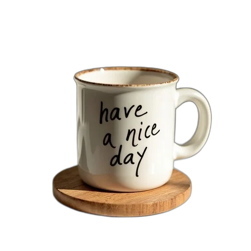 have, nice, day, coffee transparent PNG cut-out