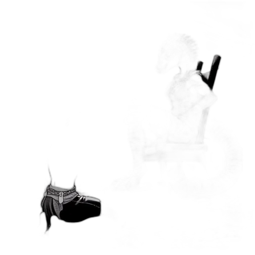 shoes, furniture, robot, mask, concept art, 3d render, photorealistic, pixel art transparent PNG cut-out