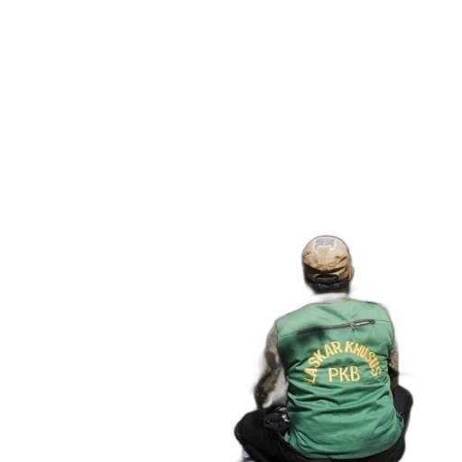 jacket, staff, hat, animal transparent PNG cut-out