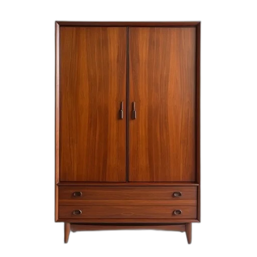 furniture, danish, style, walnut transparent PNG cut-out