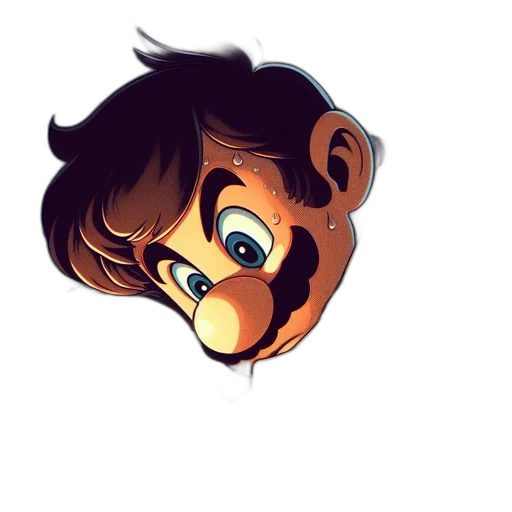 face, creature, staff, mask, cartoon, concept art, 3d render, comic book art transparent PNG cut-out