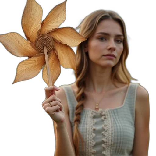 flower, crown, staff, umbrella transparent PNG cut-out