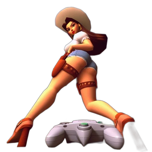 hat, weapon, robot, shoes, 3d render, concept art, animated, female transparent PNG cut-out