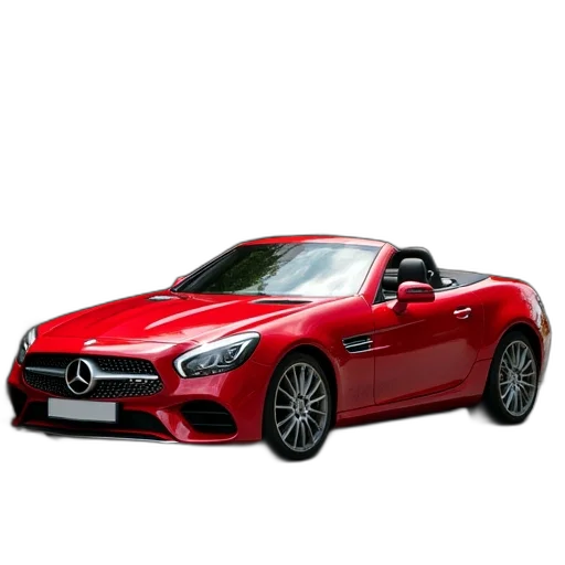 car, 3d render, photorealistic, red transparent PNG cut-out