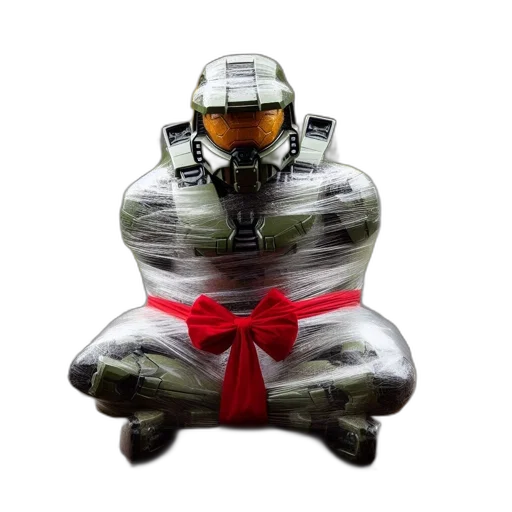 robot, concept art, 3d render, armored, figure, resembling, gaming, character transparent PNG cut-out