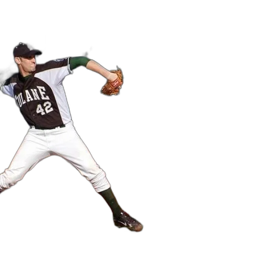 baseball, player, wearing, brown transparent PNG cut-out