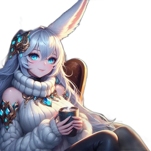 dragon, dress, robot, staff, fantasy art, anime, pixel art, concept art transparent PNG cut-out