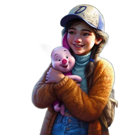 hat, animal, face, weapon, concept art, photorealistic, 3d render, oil painting transparent PNG cut-out