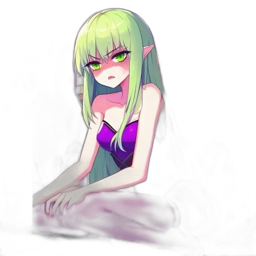 creature, dress, robot, mask, anime, pixel art, concept art, cartoon transparent PNG cut-out