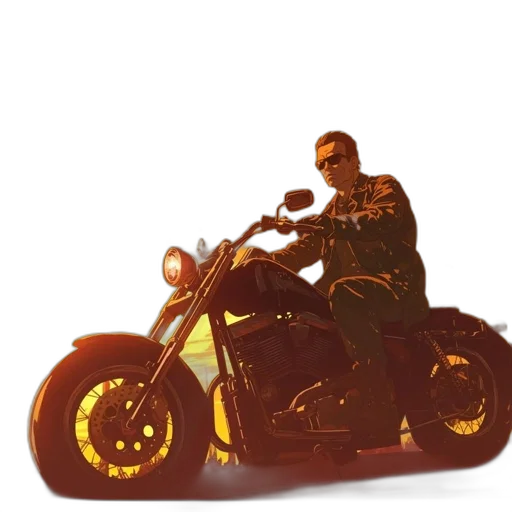 jacket, weapon, concept art, comic book art, pixel art, photorealistic, golden, man transparent PNG cut-out