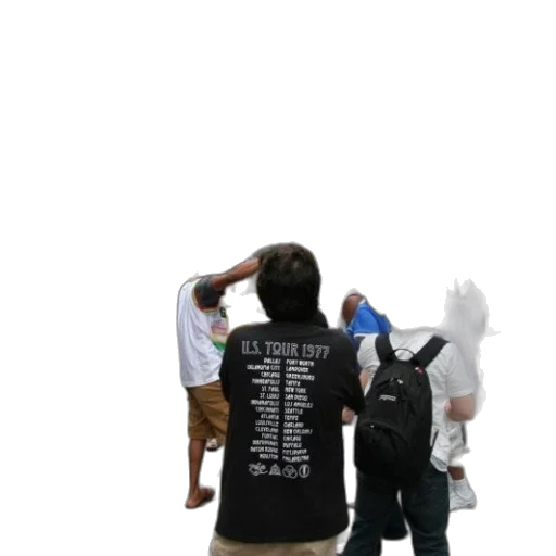 staff, jacket, robot, weapon, 3d render, concept art, outer space, crowd transparent PNG cut-out