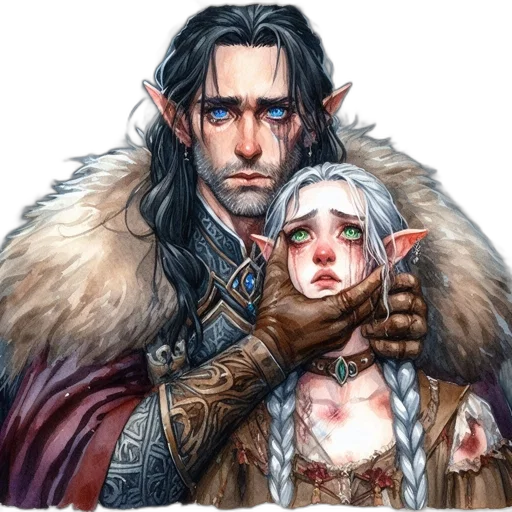 dragon, face, fantasy art, concept art, watercolor, comic book art, snow, two transparent PNG cut-out