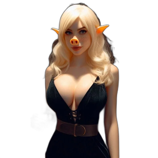 dress, staff, fantasy art, concept art, 3d render, pixel art, dark, woman transparent PNG cut-out