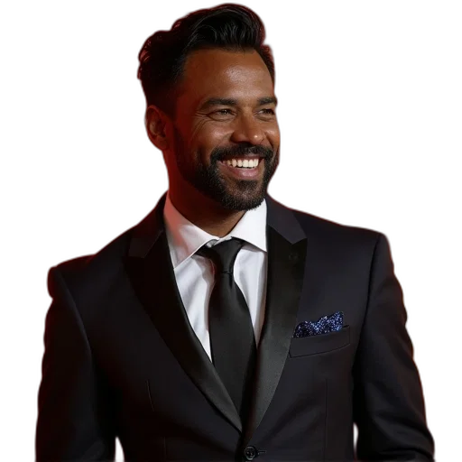 jacket, staff, face, hair transparent PNG cut-out