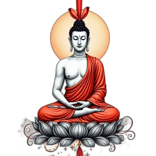 staff, concept art, photorealistic, pixel art, cartoon, hand-drawn, image, buddha transparent PNG cut-out