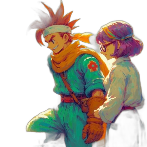 staff, jacket, hat, concept art, watercolor, comic book art, pixel art, fire transparent PNG cut-out