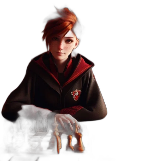 jacket, staff, dragon, weapon, concept art, fantasy art, photorealistic, 3d render transparent PNG cut-out