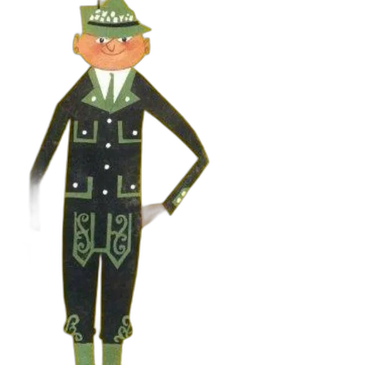 staff, jacket, concept art, 3d render, cartoon, pixel art, green, vibrant transparent PNG cut-out