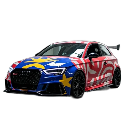 car, concept art, 3d render, anime, photorealistic, audi, rs1, malaysia transparent PNG cut-out