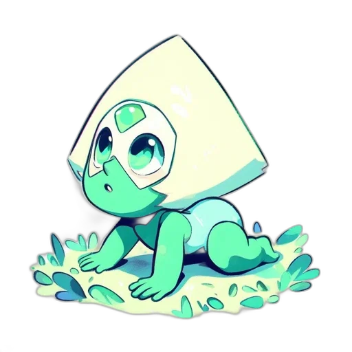 creature, robot, staff, flower, concept art, pixel art, watercolor, fantasy art transparent PNG cut-out