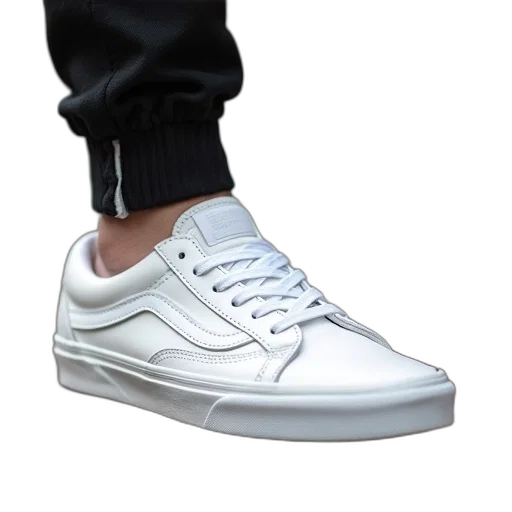 shoes, 3d render, vaporwave, photorealistic, monochrome, pastel, white, leather transparent PNG cut-out