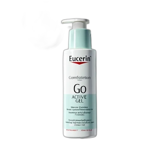 bottle, eucerin, active, gel, hidoras, 30ml transparent PNG cut-out
