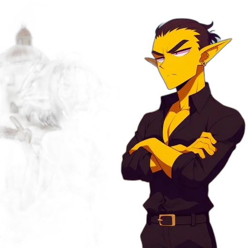 staff, dragon, concept art, fantasy art, pixel art, cartoon, golden, dark transparent PNG cut-out