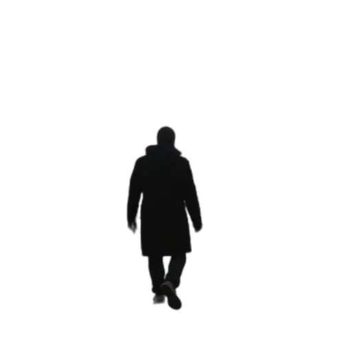 jacket, staff, face, robot transparent PNG cut-out