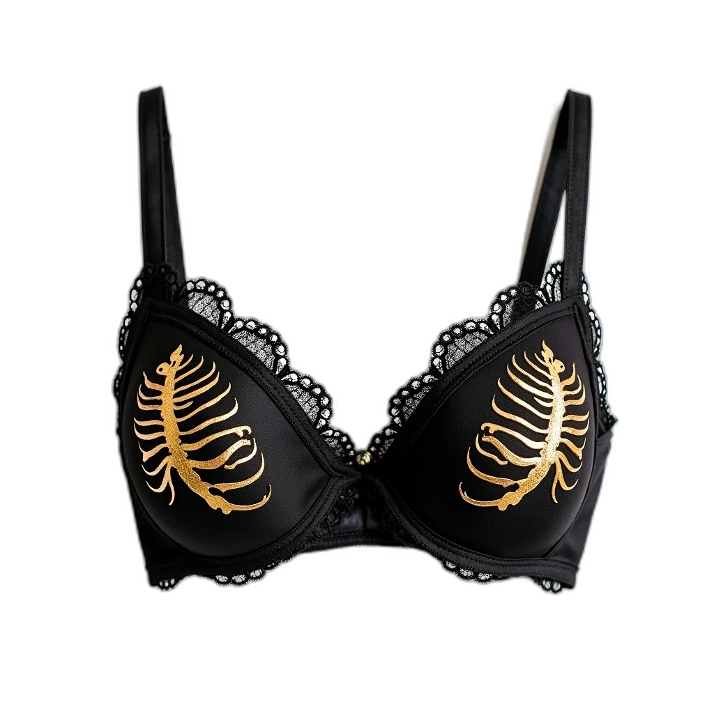 mask, crown, jewelry, black, lace, bra, gold, spikes transparent PNG cut-out
