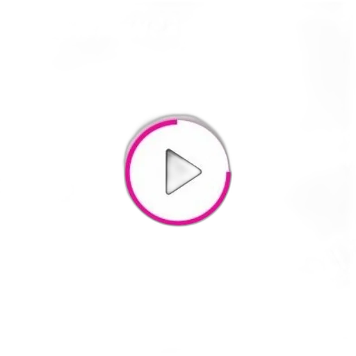 3d render, pastel, image, features, video, player, interface, text transparent PNG cut-out