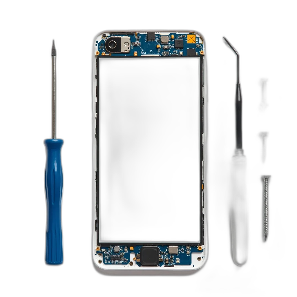 weapon, staff, white, smartphone, blank, screen, open, displaying transparent PNG cut-out