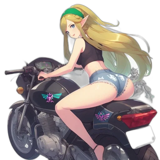 car, weapon, pixel art, concept art, anime, cartoon, green, elfin-like transparent PNG cut-out