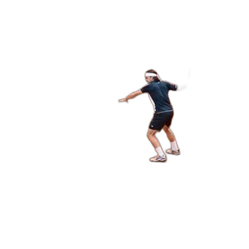 shoes, staff, creature, pixel art, 3d render, concept art, tennis, player transparent PNG cut-out