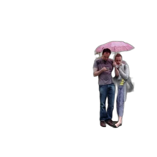 umbrella, jacket, staff, hat, 3d render, concept art, photorealistic, pixel art transparent PNG cut-out