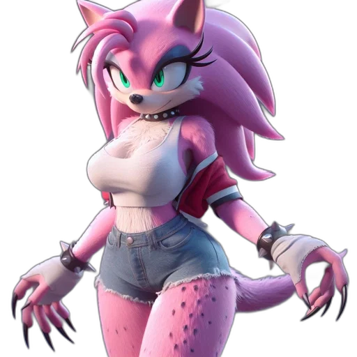 creature, animal, 3d render, concept art, vaporwave, fantasy art, stylized, anthropomorphic transparent PNG cut-out
