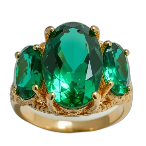 jewelry, crown, green, large transparent PNG cut-out
