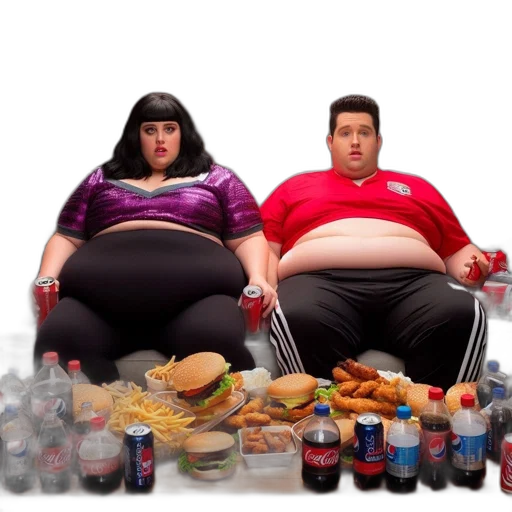 food, furniture, car, concept art, two, people, sit, together transparent PNG cut-out