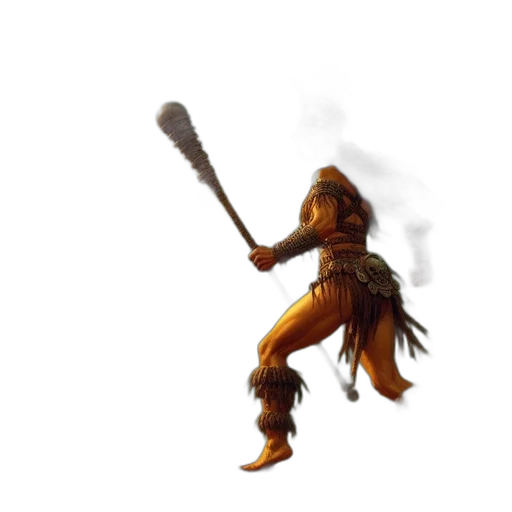 staff, sword, weapon, creature, concept art, fantasy art, 3d render, pixel art transparent PNG cut-out