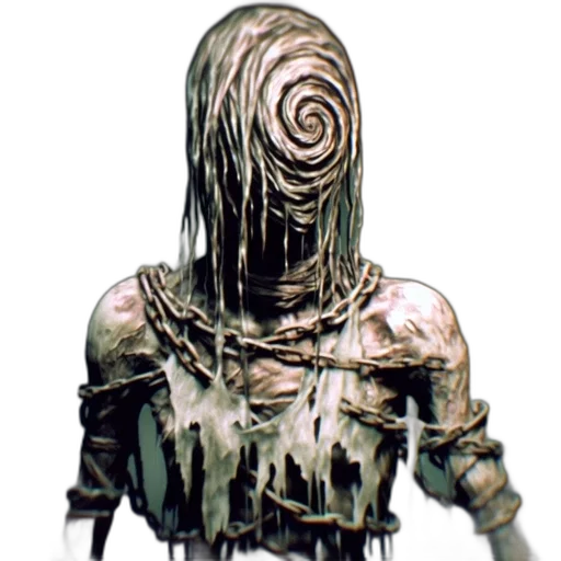 mask, robot, creature, staff, concept art, pixel art, 3d render, comic book art transparent PNG cut-out