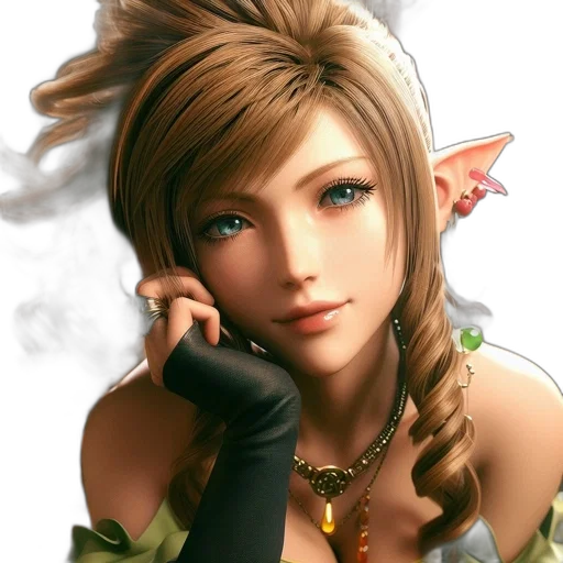 face, staff, jewelry, dragon, fantasy art, photorealistic, concept art, anime transparent PNG cut-out