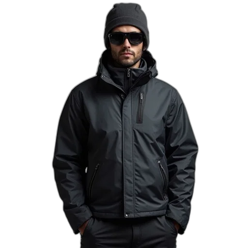 jacket, thermo, ultra, light transparent PNG cut-out