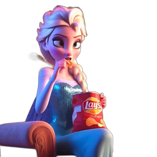 food, dress, 3d render, concept art, cartoon, photorealistic, fire, blue transparent PNG cut-out