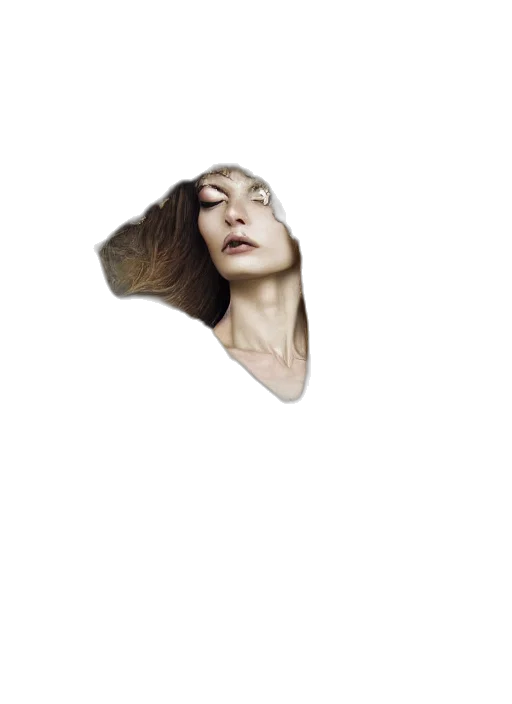 face, hair, umbrella, hat transparent PNG cut-out
