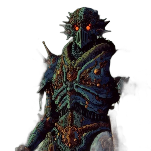 creature, staff, dragon, robot, concept art, fantasy art, comic book art, pixel art transparent PNG cut-out