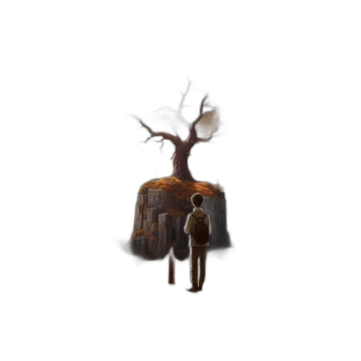 furniture, crown, tree, animal, concept art, 3d render, fantasy art, photorealistic transparent PNG cut-out