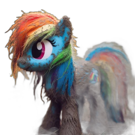 creature, animal, hair, staff, concept art, fantasy art, watercolor, photorealistic transparent PNG cut-out